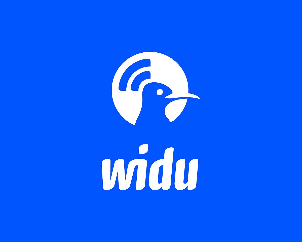 Das Logo von WIDU.